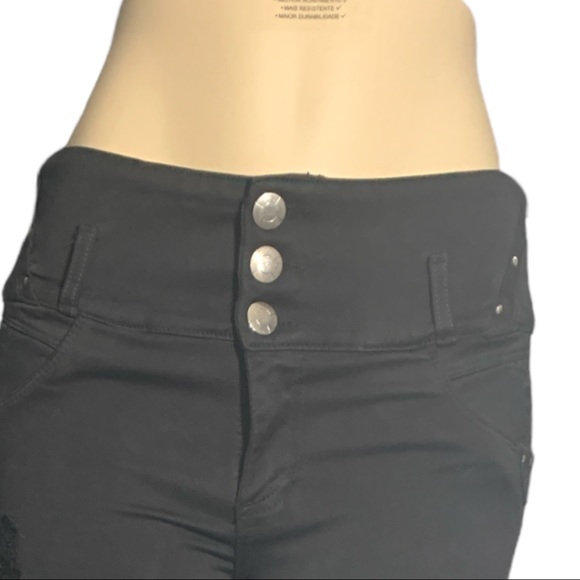 *NEW* Colombian Authentic Butt Lifting High Waist  Ripped Skinny J Size 12 - Picture 7 of 14